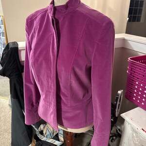 Carlisle Women's Violet Suede Blazer Size 2